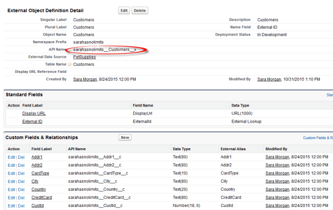 CustomersTableDefinition