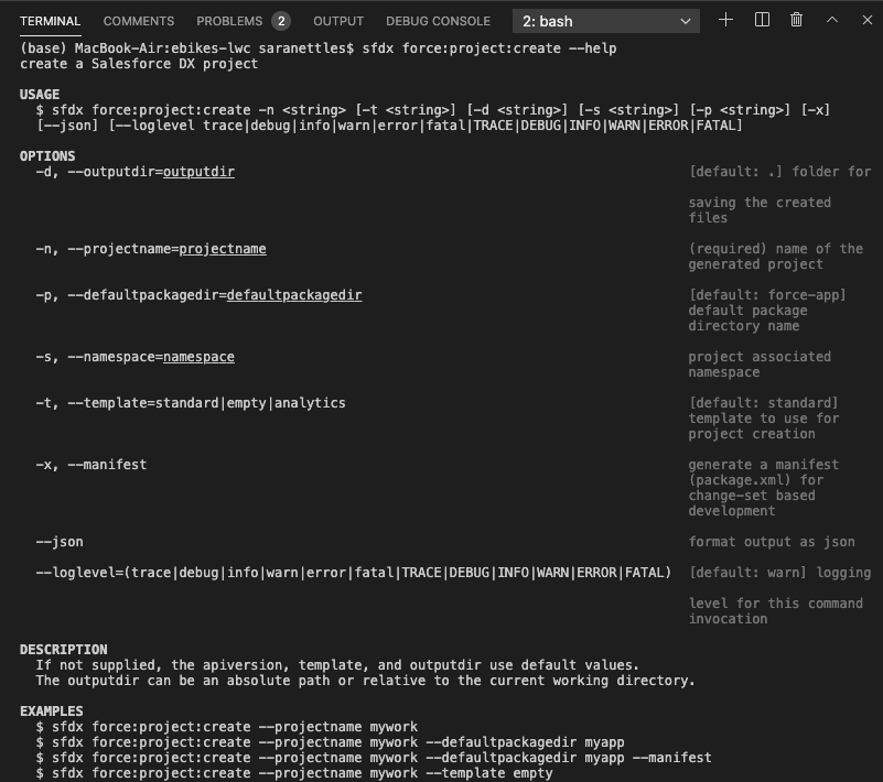 Use the built-in help feature