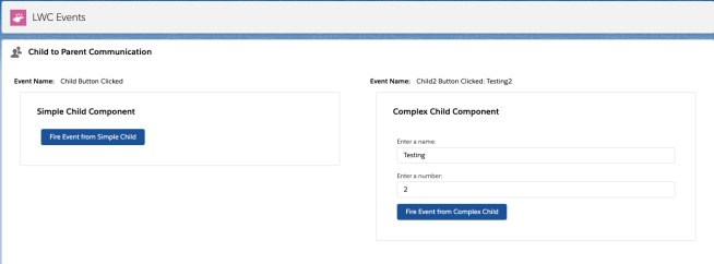 Post 1 – Communicate Between Salesforce Lightning Web Components: Child to&nbsp;Parent